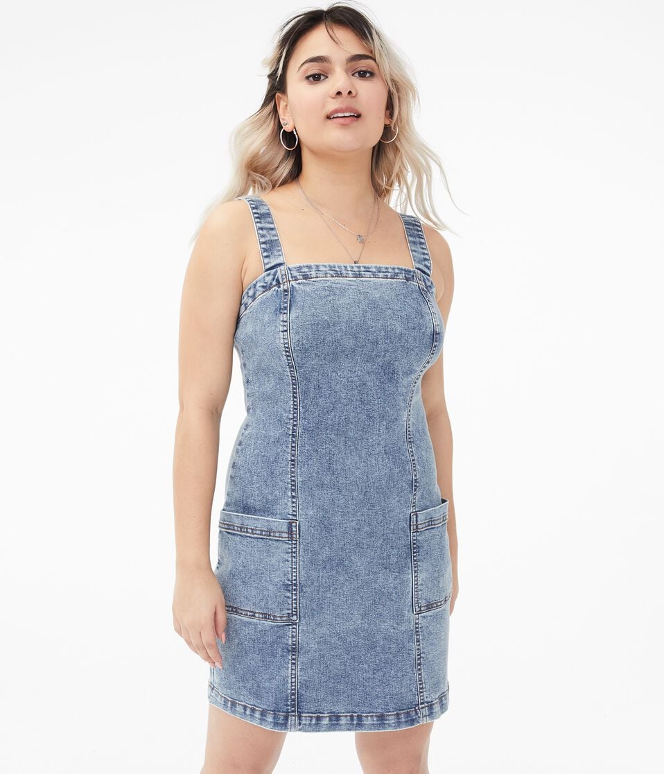 Denim A-Line Dress Denim A-Line Dress