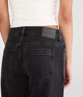 Low-Rise Baggy Wide Leg Seamed Jean
