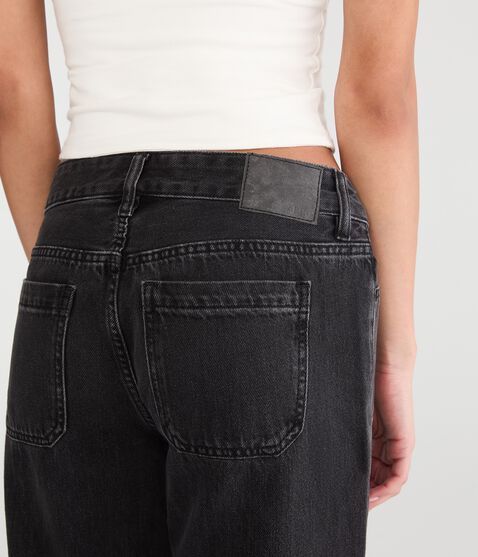 Low-Rise Baggy Wide Leg Seamed Jean Low-Rise Baggy Wide Leg Seamed Jean