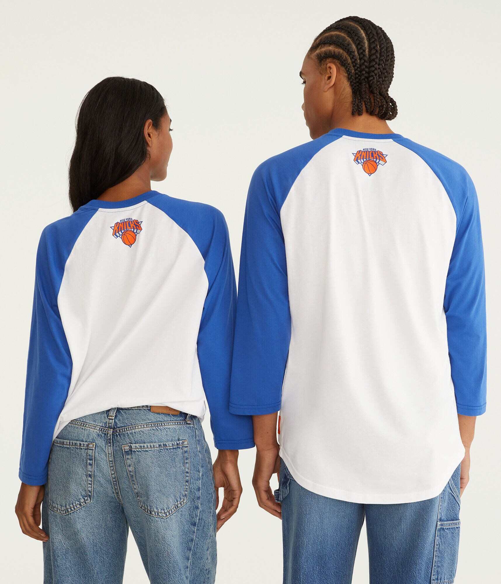 3/4 Sleeve New York Knicks Relaxed Raglan Tee