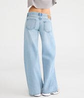 Super Low-Rise Ultra Wide Leg Jean