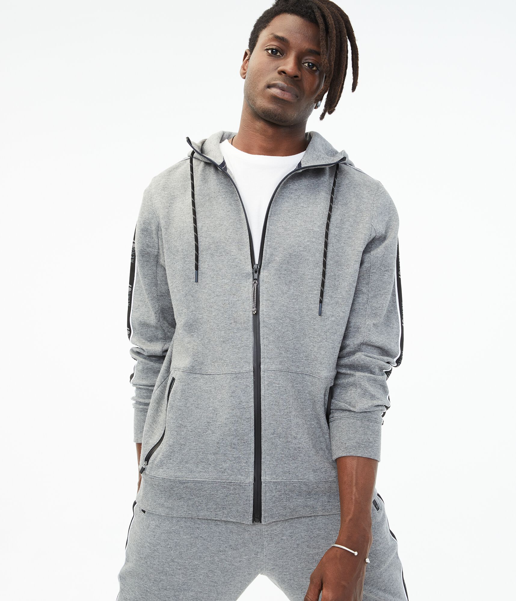 A87 Tape Tech Fleece Full-Zip Hoodie***