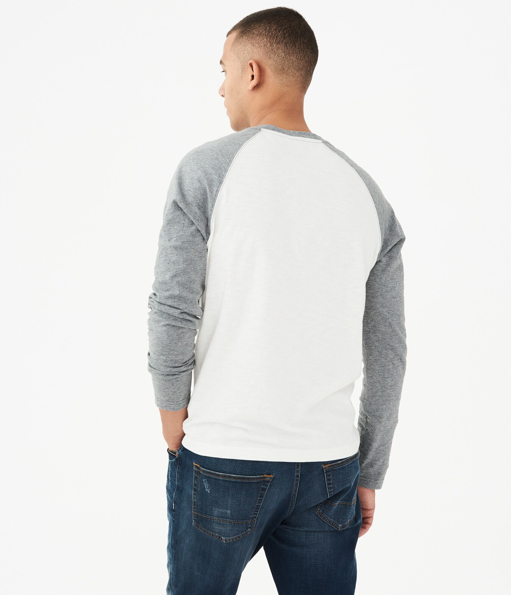 Long Sleeve Raglan Henley
