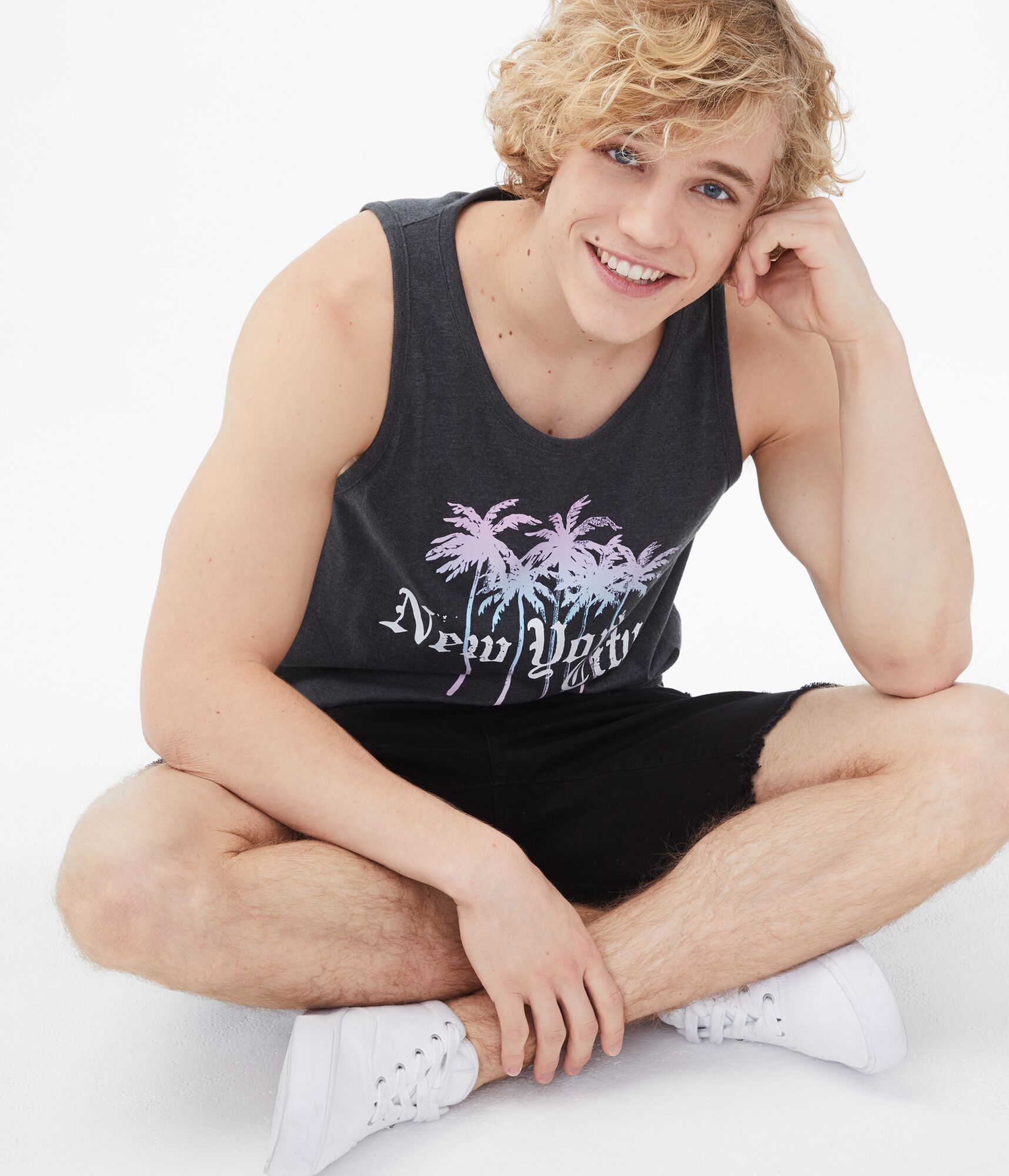 New York City Palms Muscle Tank