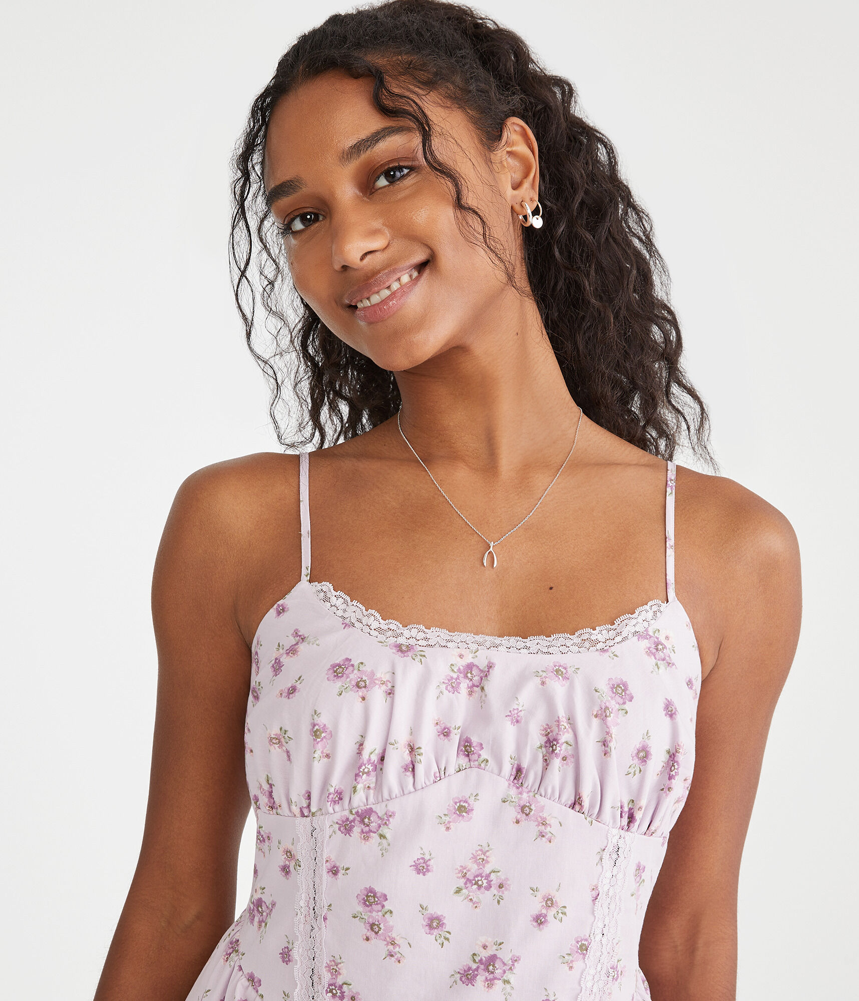 Floral Scoop-Neck Fit & Flare Dress
