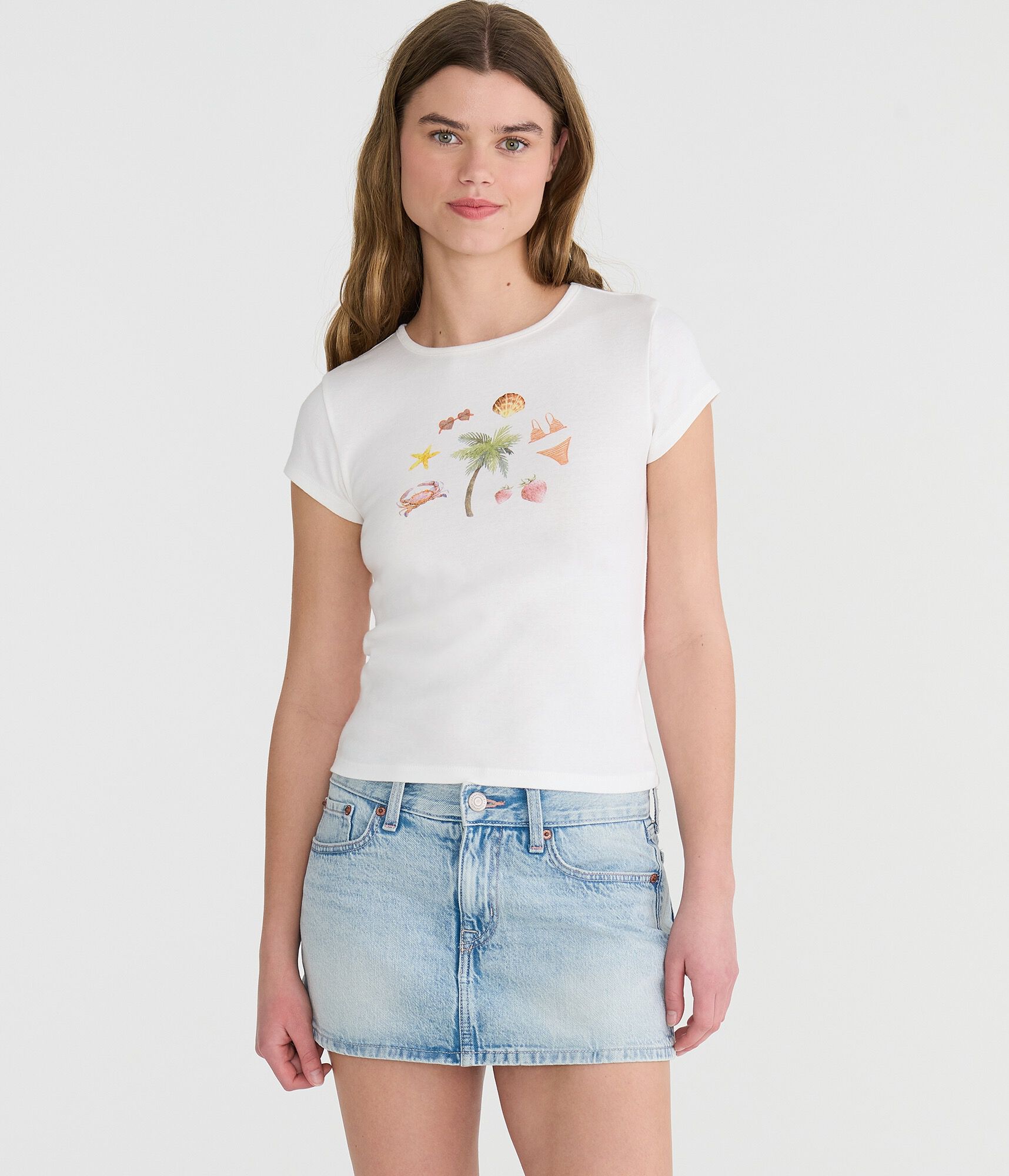 Seriously Soft Vacation Graphic Baby Tee