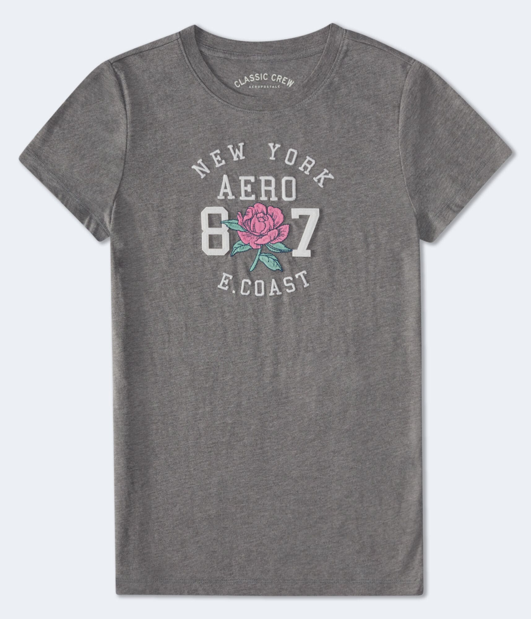 Aero 87 Rose Appliqu&eacute; Graphic Tee
