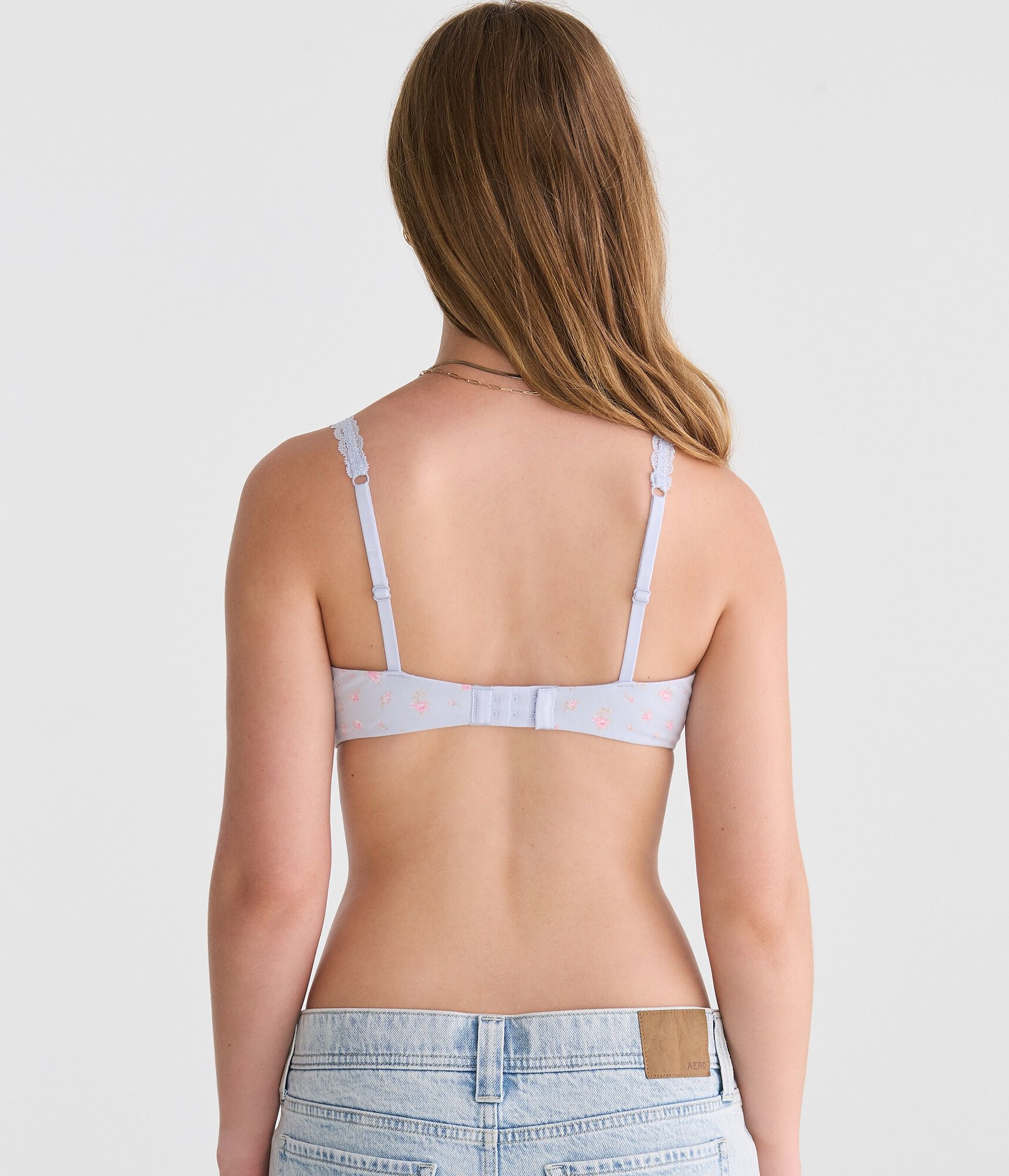 Floral Lace Triangle Bra