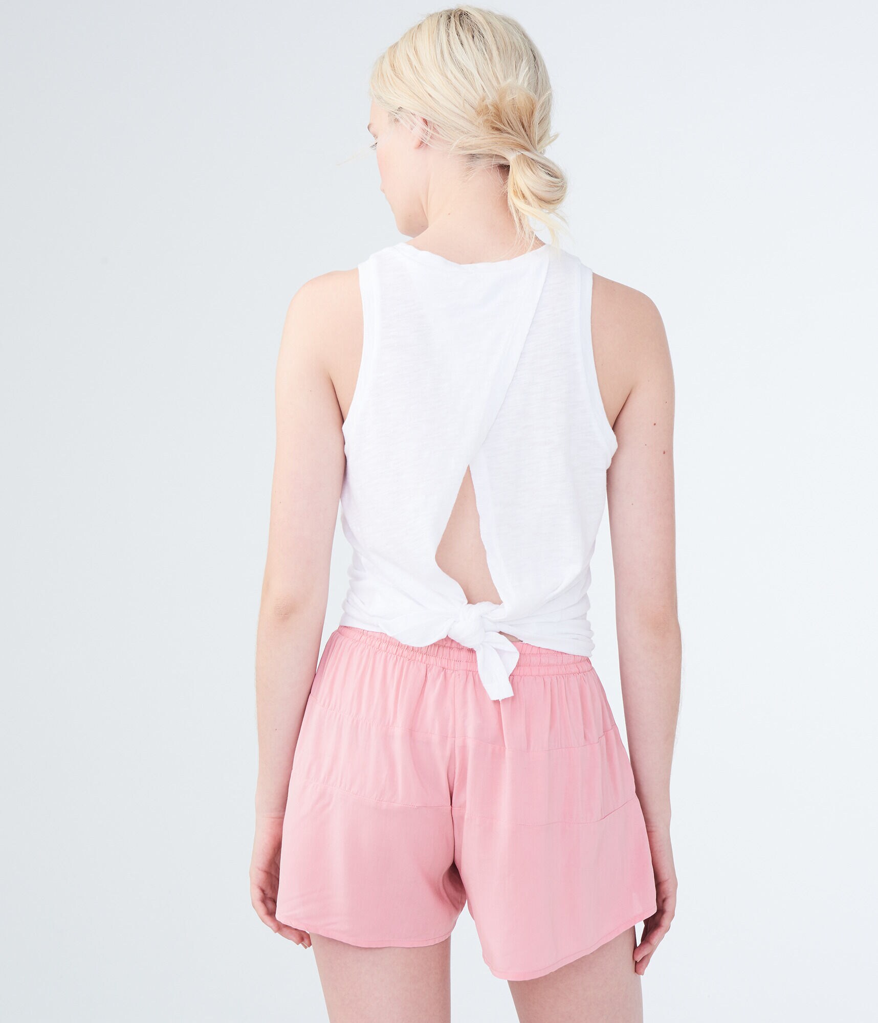 Solid Tie-Back Muscle Tank