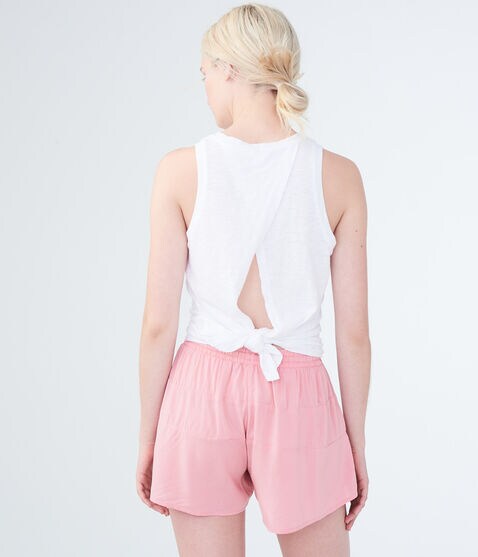 Solid Tie-Back Muscle Tank Solid Tie-Back Muscle Tank