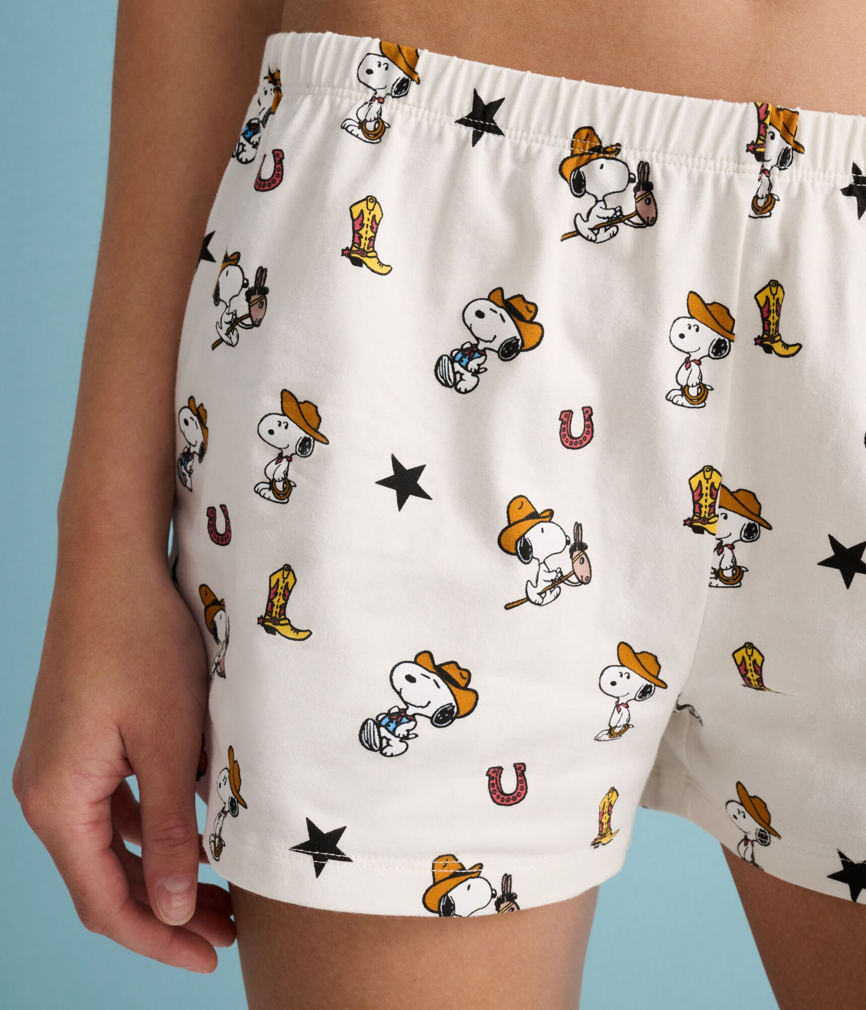 Peanuts® | Aéropostale Western Snoopy Cowboy Sleep Shorts
