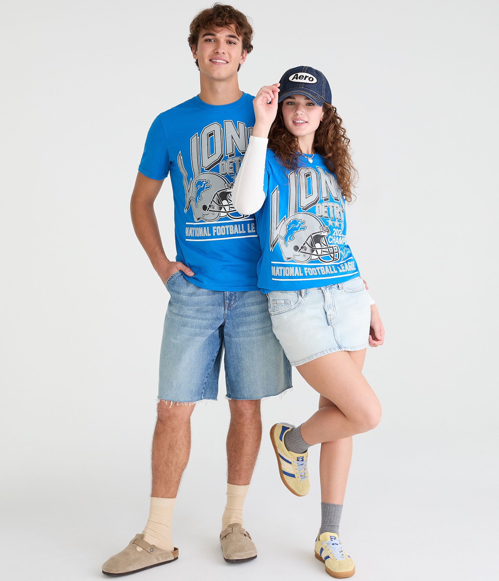 Detroit Lions NFC Champs Relaxed Graphic Tee