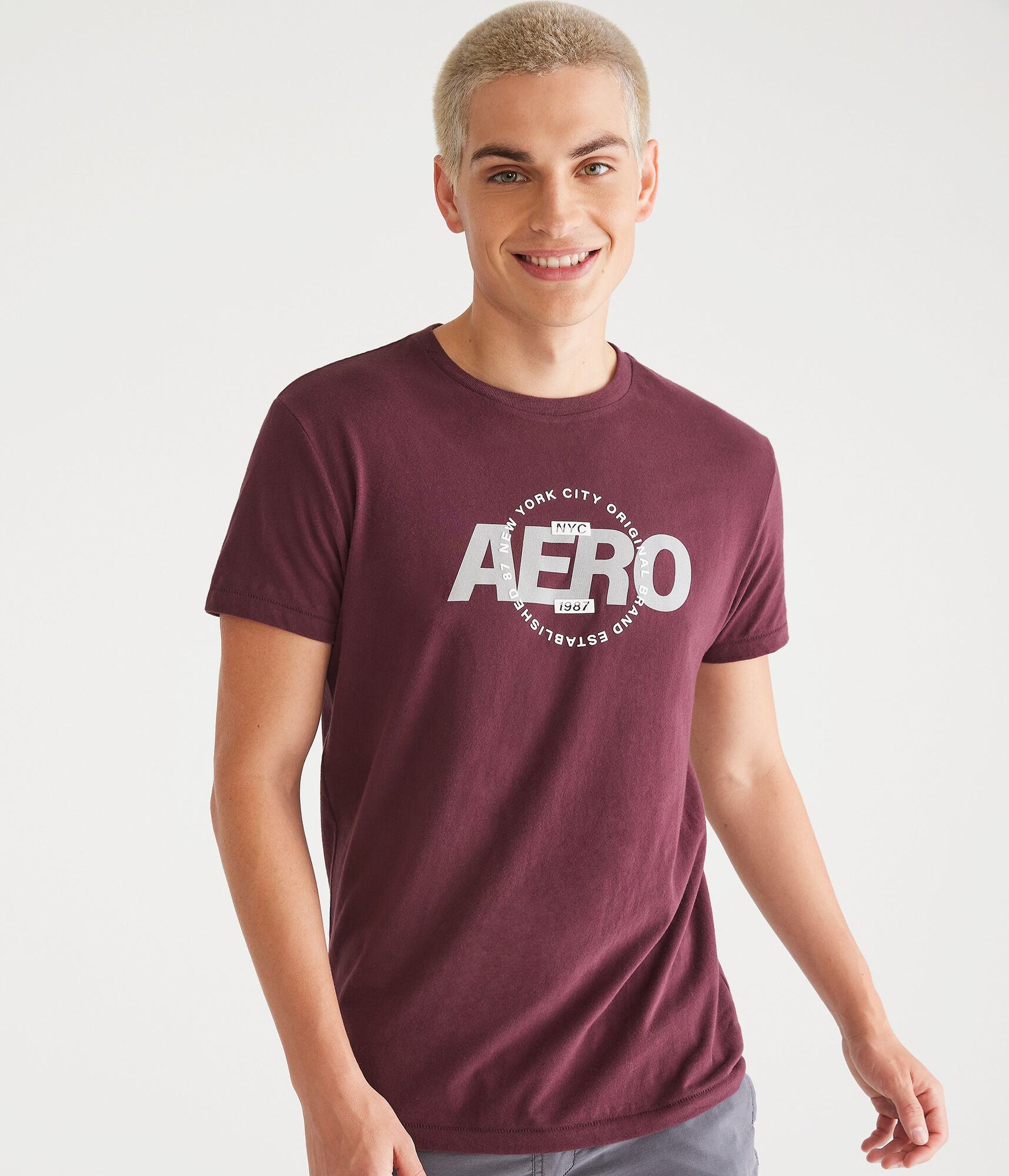 Aero Center Circle Logo Graphic Tee