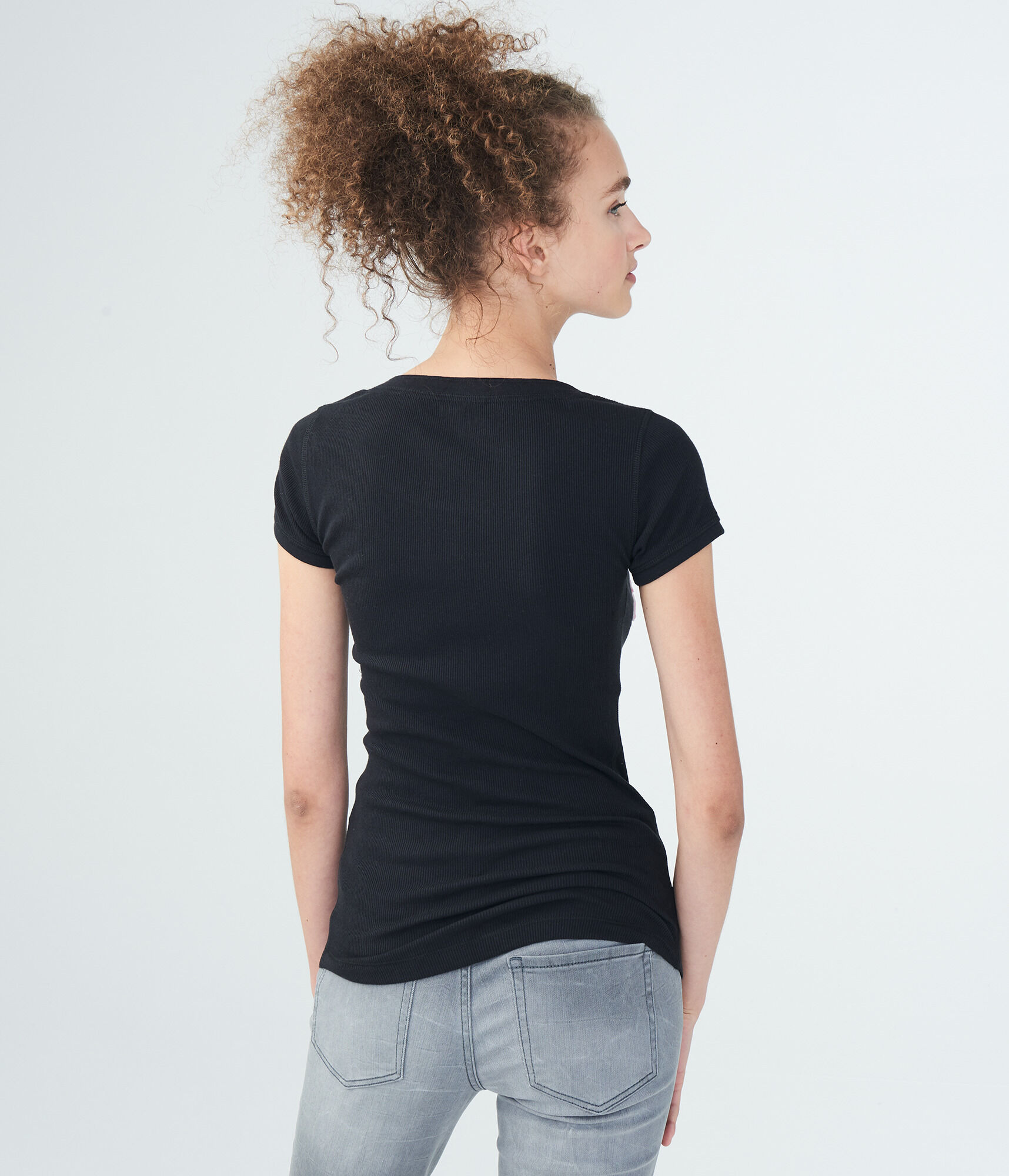 Aeropostale NY Logo Graphic Henley