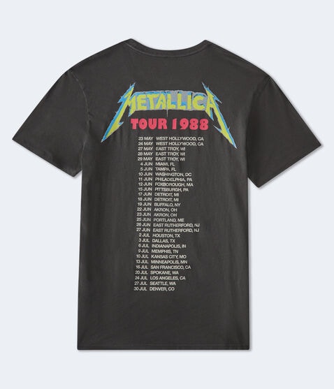 Metallica Tour 1988 Relaxed Graphic Tee Metallica Tour 1988 Relaxed Graphic Tee