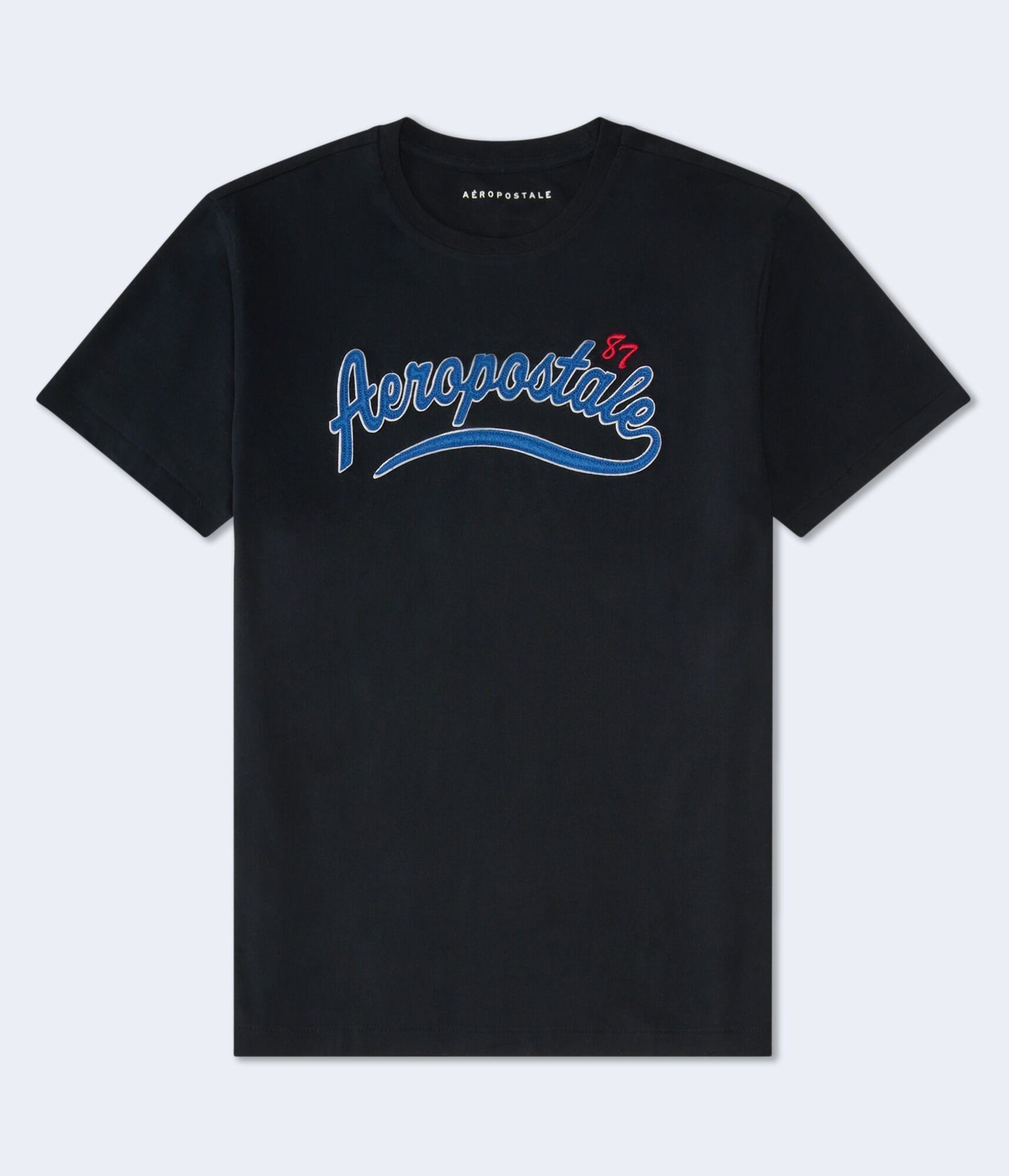 Aeropostale 87 Script Appliqué Graphic Tee