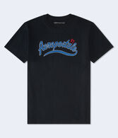 Aeropostale 87 Script Appliqué Graphic Tee