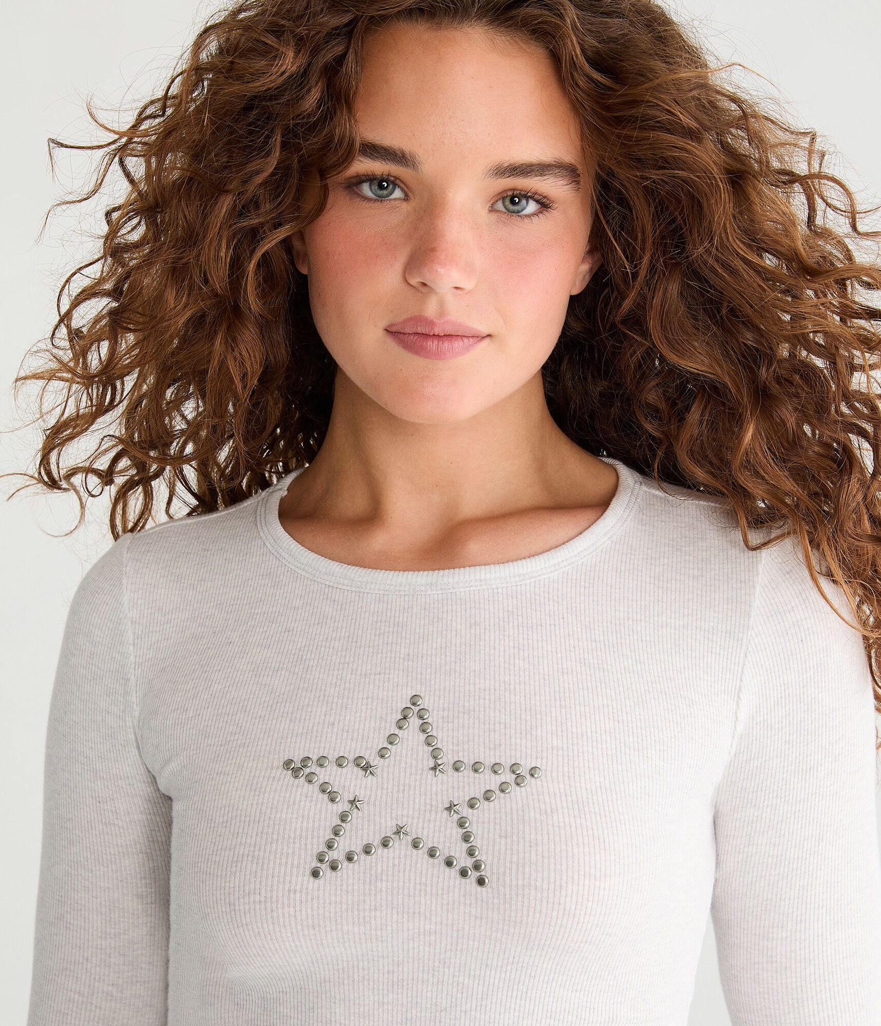 Long Sleeve Seriously Soft Star Studded Baby Tee