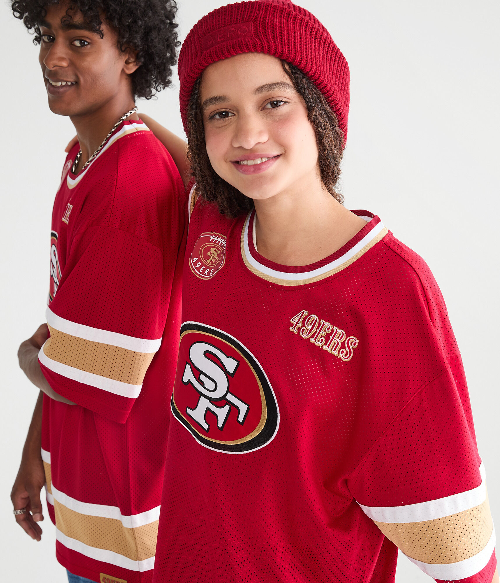 San Francisco 49ers Football Mesh Top