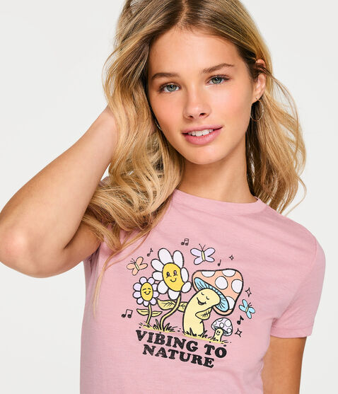 Vibing To Nature Graphic Tee Vibing To Nature Graphic Tee