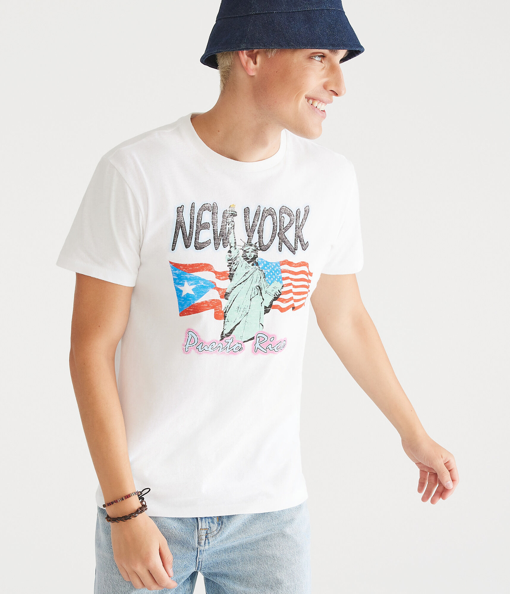 New York Puerto Rico Graphic Tee