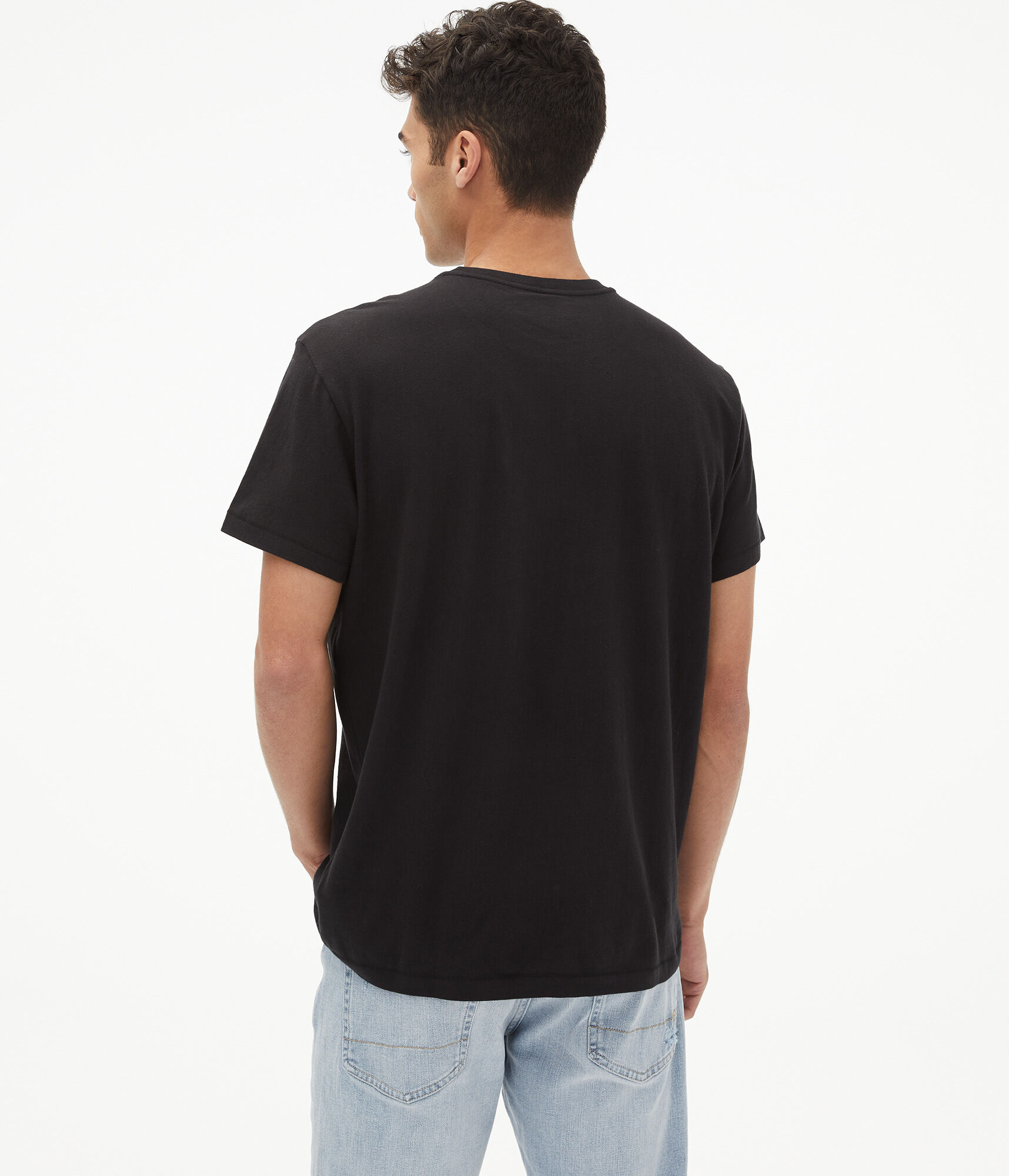 Aeropostale Flower Square Graphic Tee