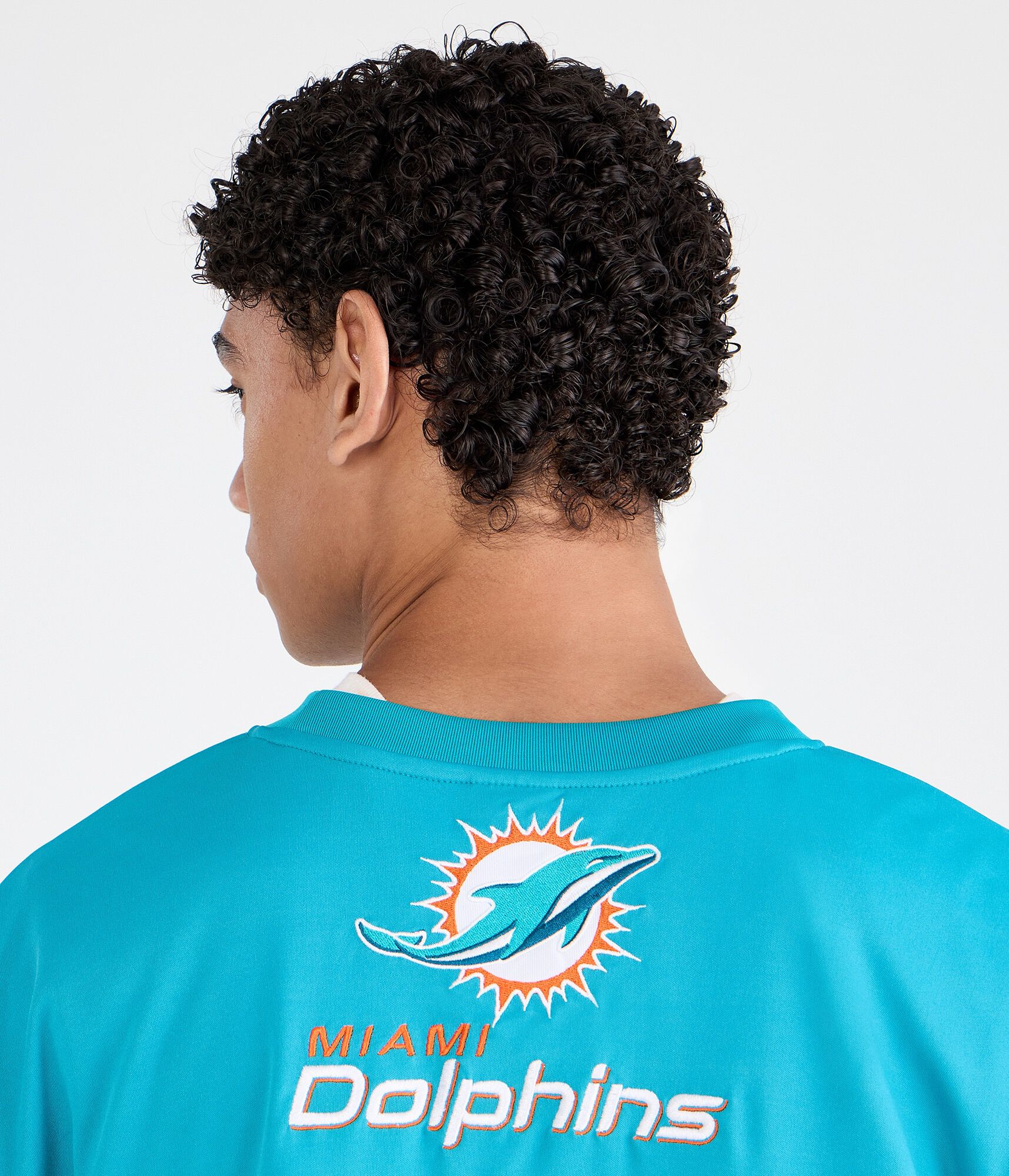 Miami Dolphins Colorblock Mesh Top