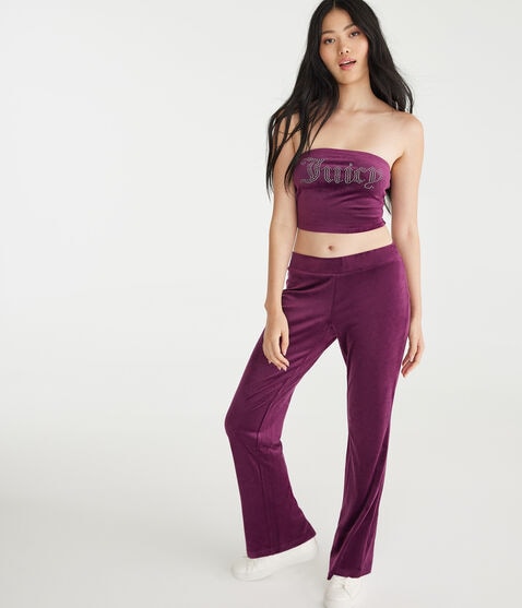 Juicy Couture Bling Velour Tube Top