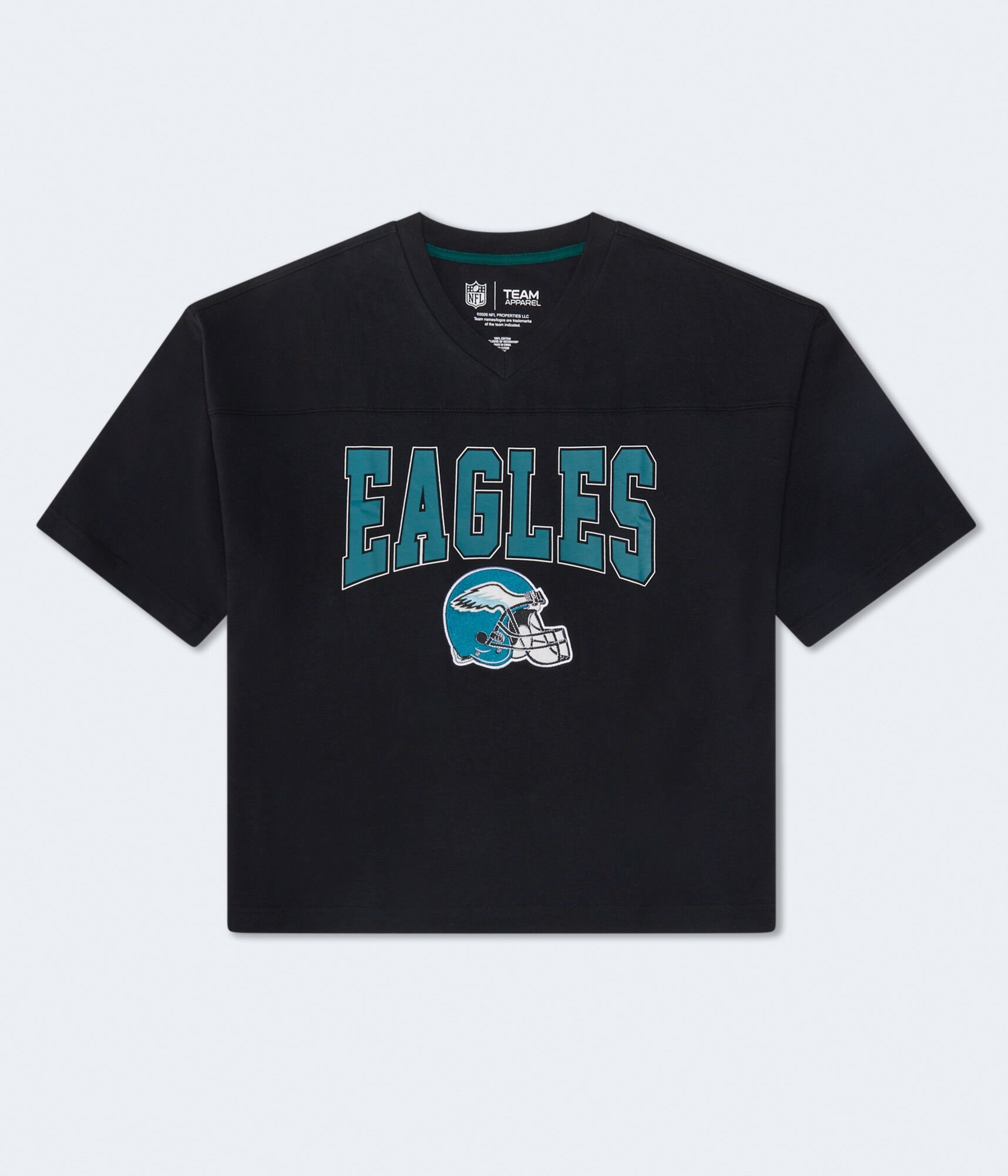 Philadelphia Eagles Boxy V-Neck Graphic Tee