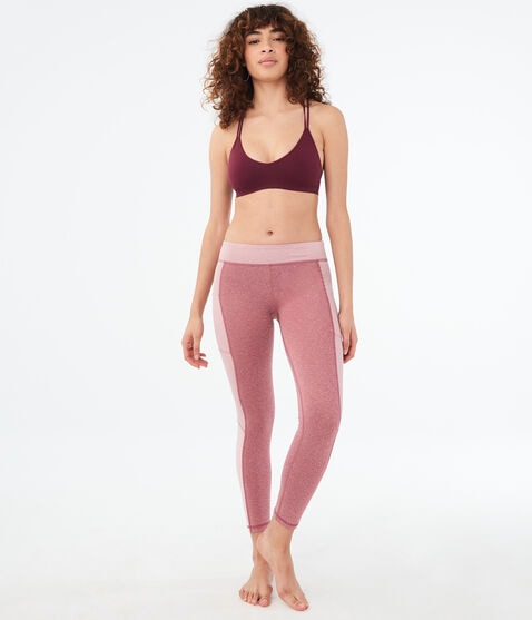 Colorblocked Pocket Ankle Leggings