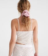 Floral Scoop-Neck Sleep Tank