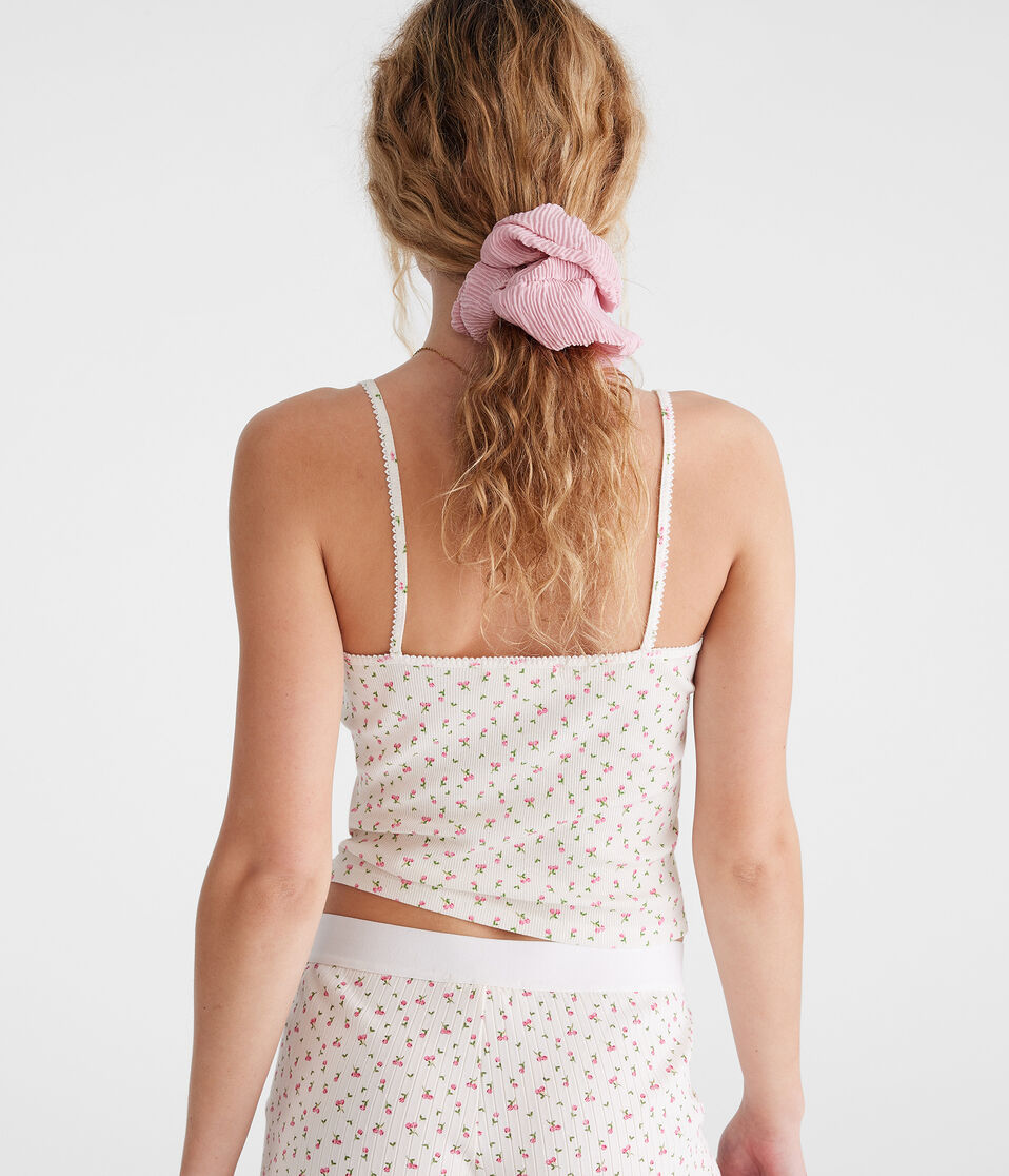 Floral Scoop-Neck Sleep Tank