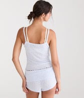 Floral Knit V-Neck Sleep Cami