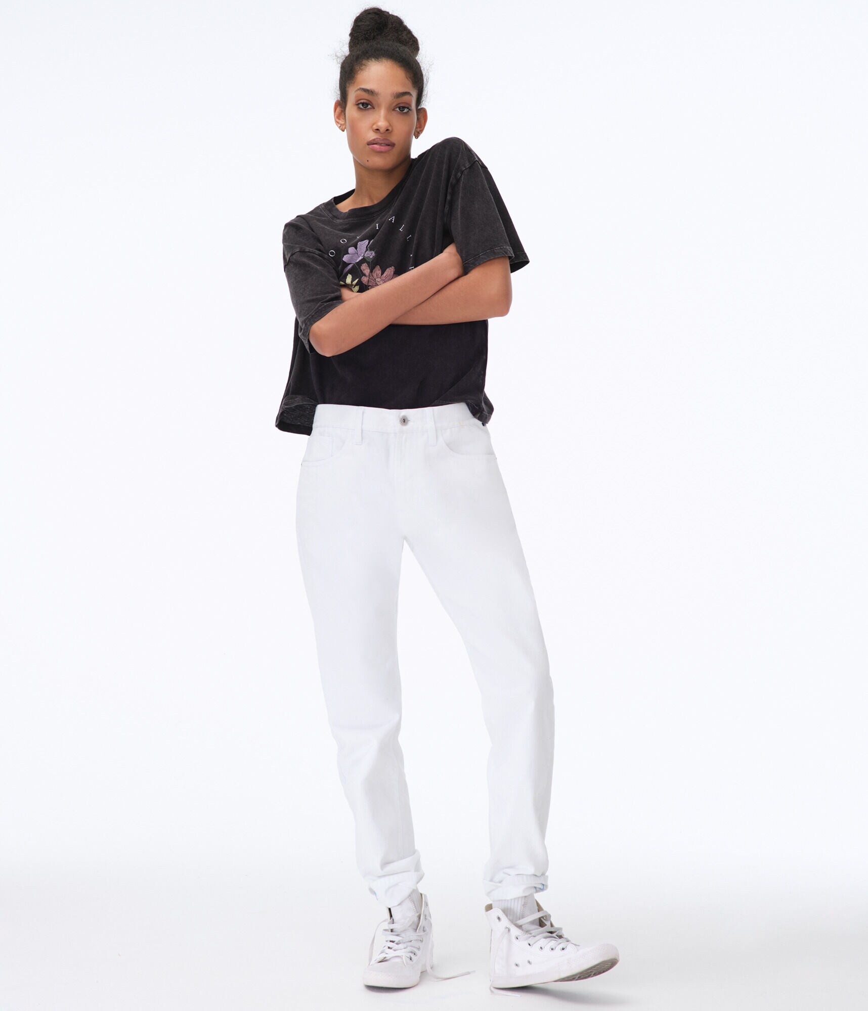 Acid Wash See The Good Boyfriend Graphic Tee