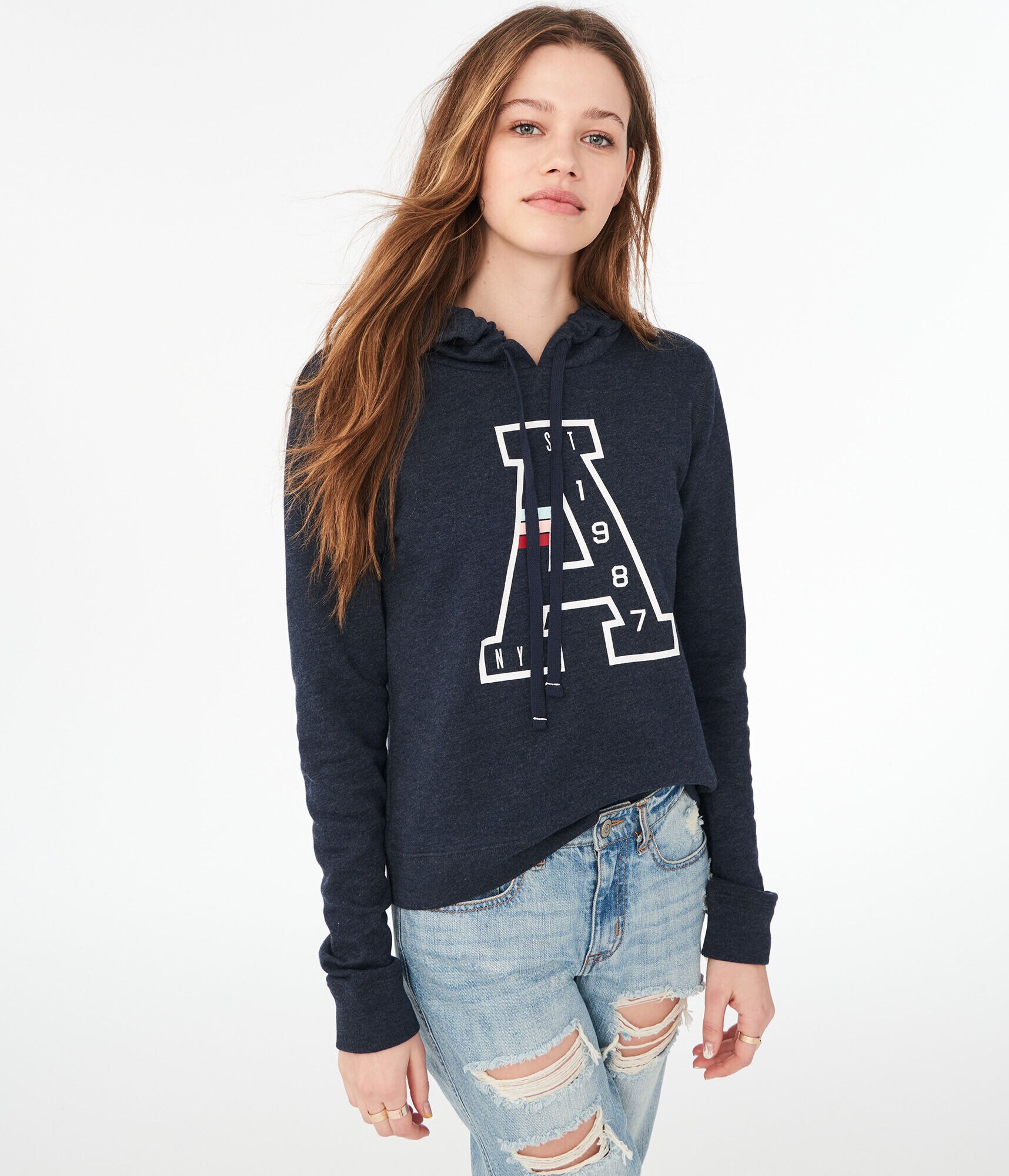 "A" Logo Pullover Hoodie***