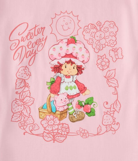 Strawberry Shortcake & Custard Oversized Graphic Tee Strawberry Shortcake & Custard Oversized Graphic Tee