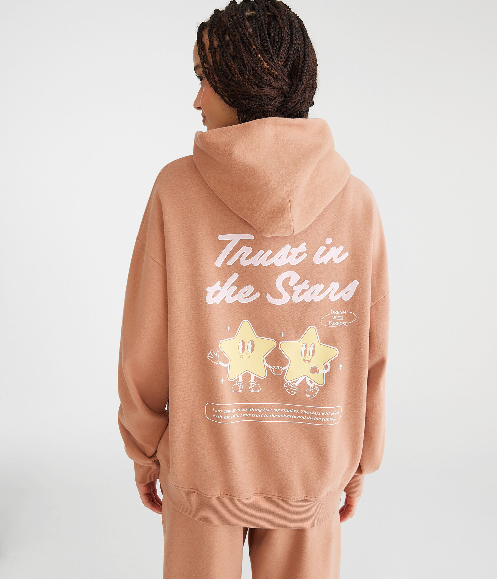 Trust The Stars Oversized Pullover Hoodie
