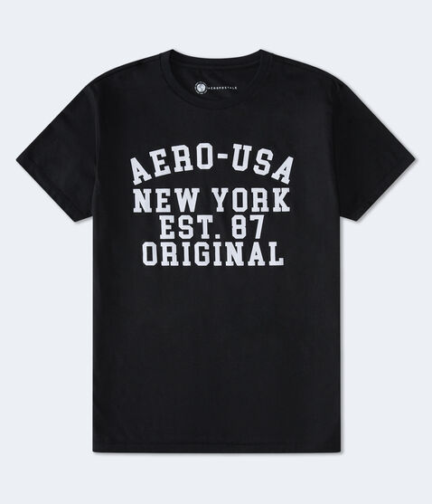 aéropostale Aero-USA New York Graphic Tee black fox