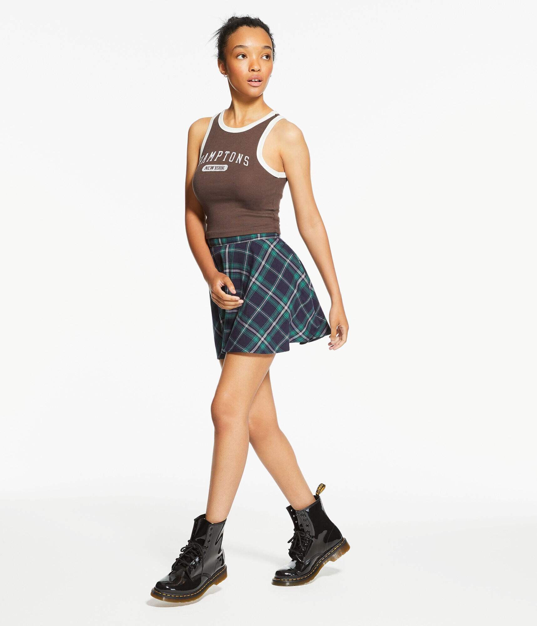Hamptons High-Neck Cropped Tank