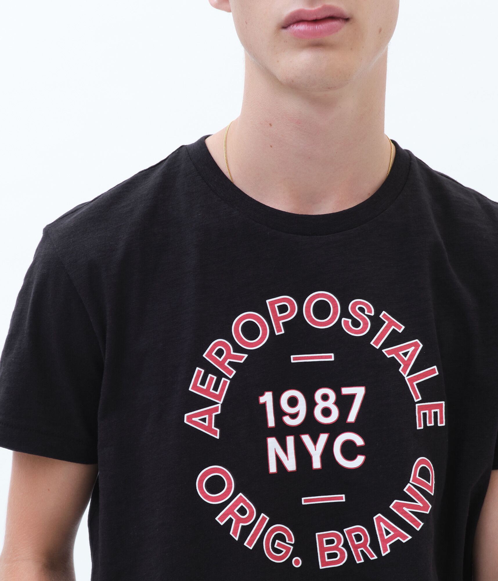 Aeropostale Circle Logo Graphic Tee