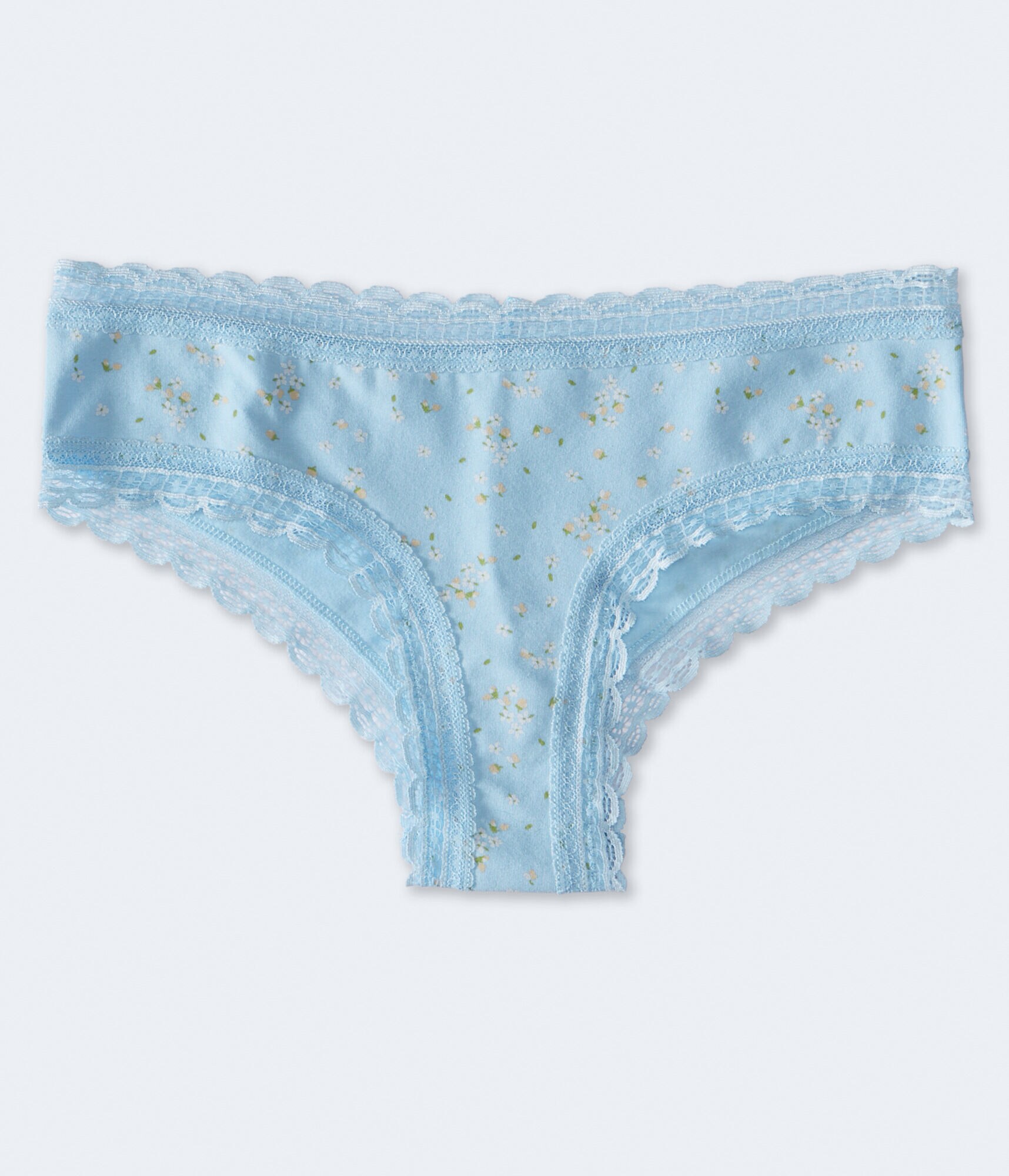 Floral Lace-Trim Cheeky
