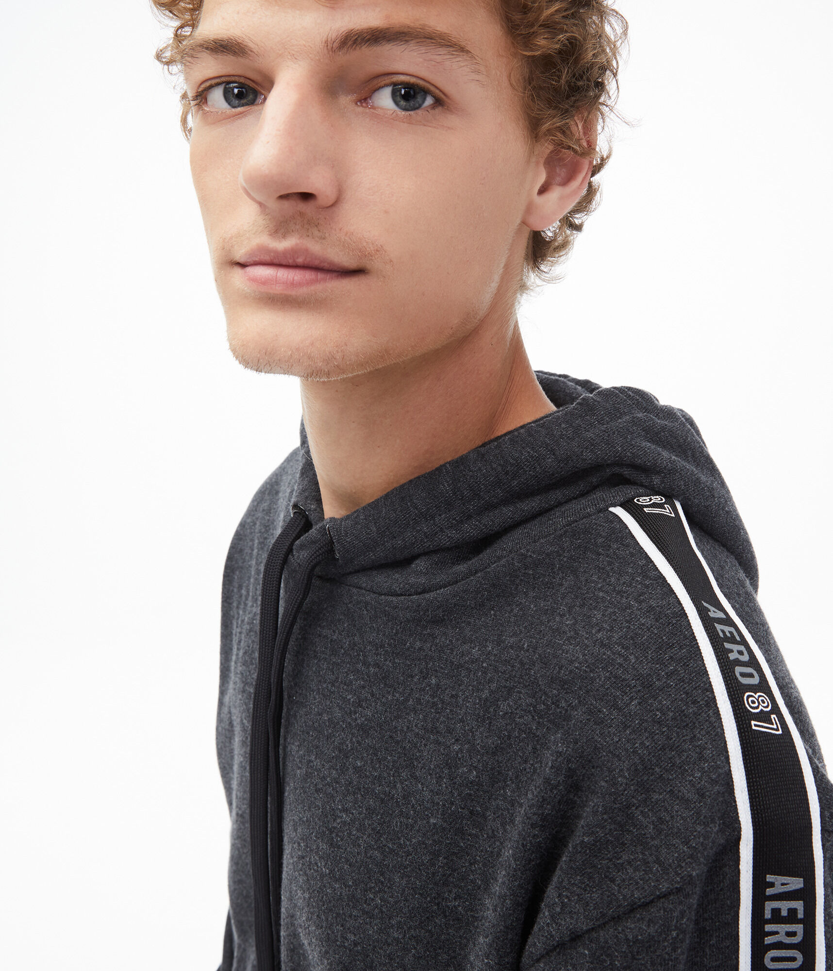 Retro Sport A87 Stripe Pullover Hoodie