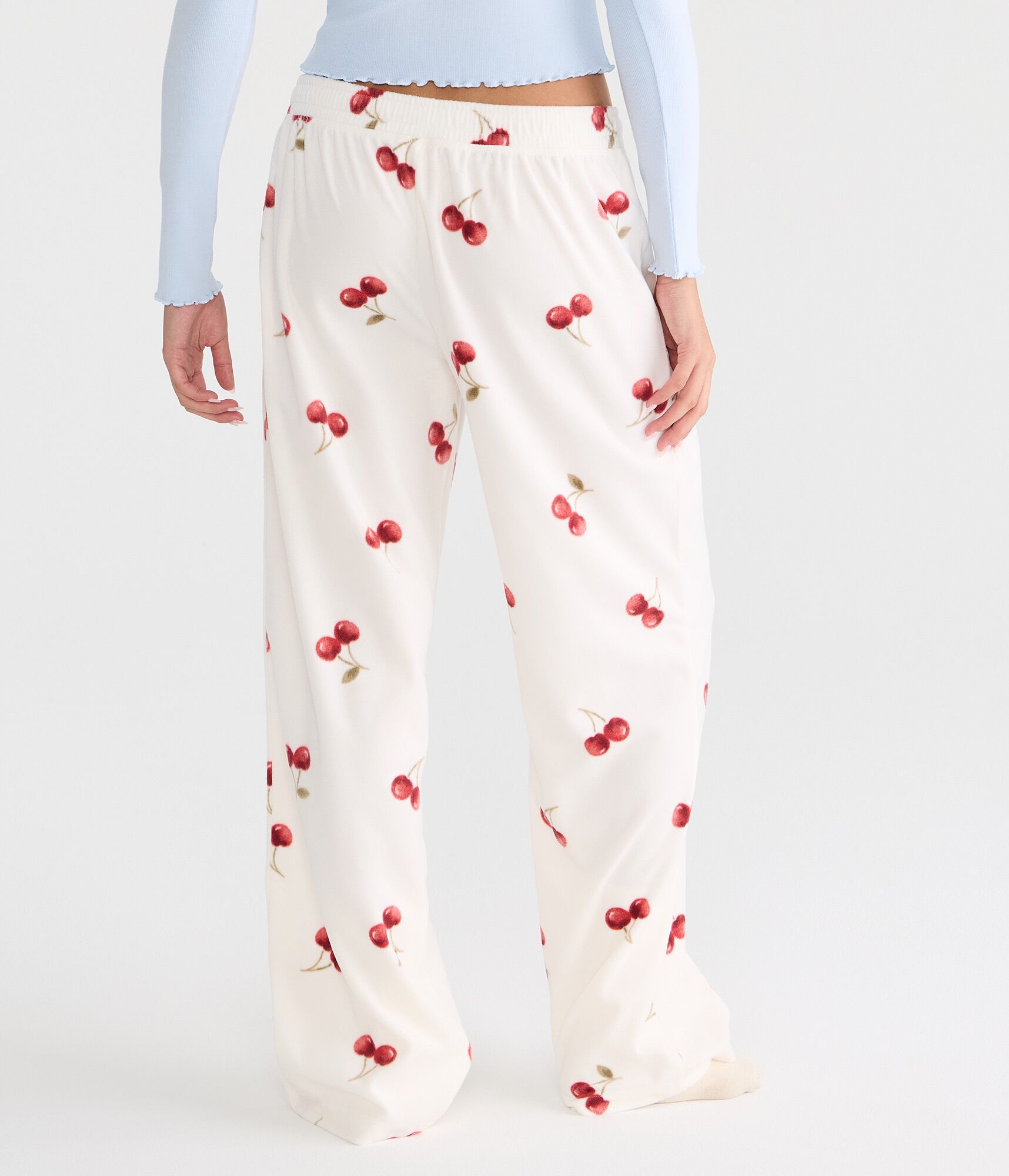 Cherries Polyfleece Sleep Pants