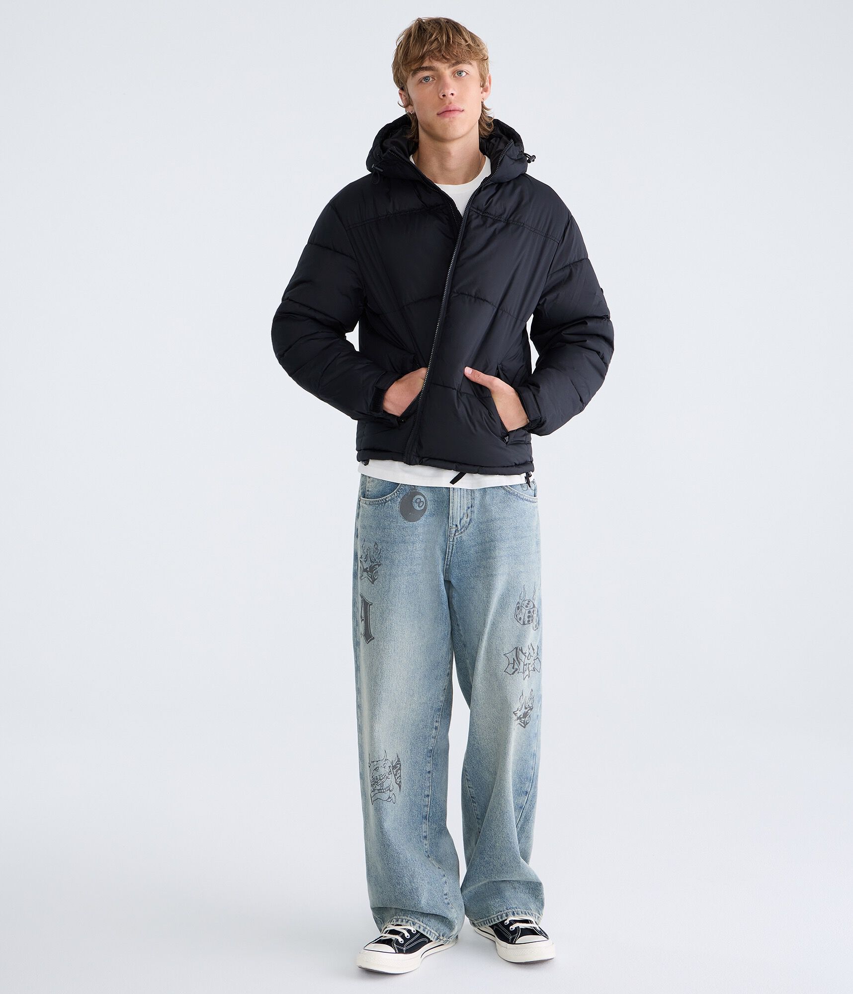 Hooded Heavyweight Puffer Jacket
