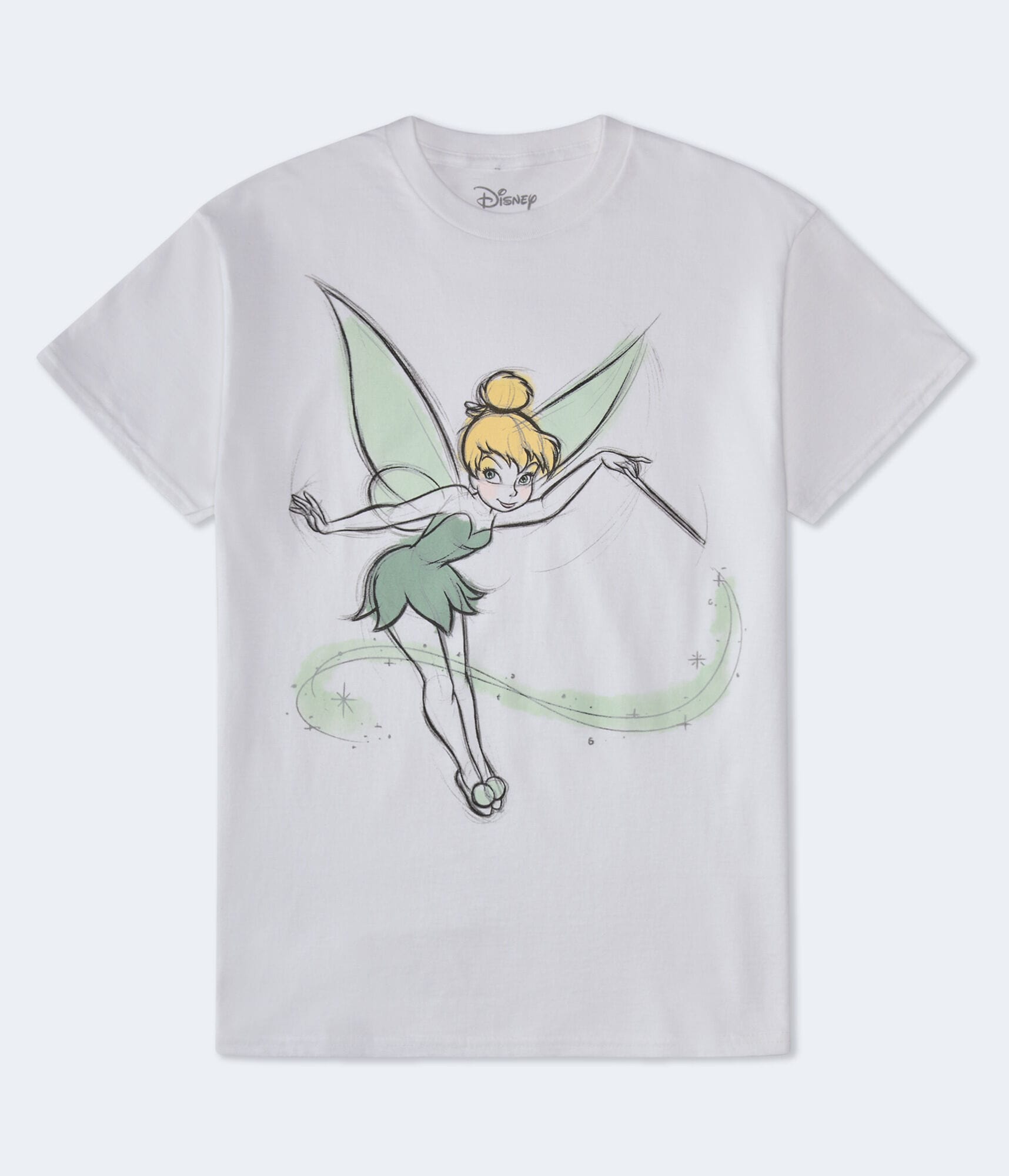 Tinkerbell Sketch Oversized Graphic Tee