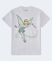 Tinkerbell Sketch Oversized Graphic Tee