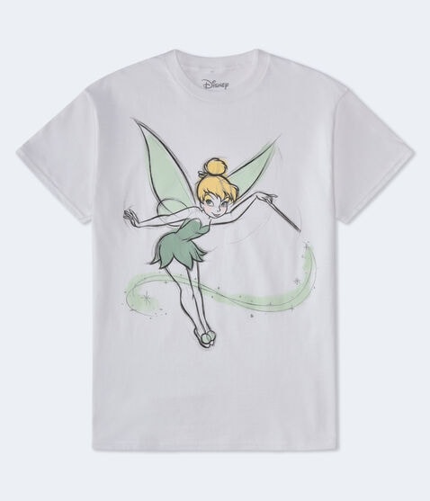 Tinkerbell Sketch Oversized Graphic Tee Tinkerbell Sketch Oversized Graphic Tee
