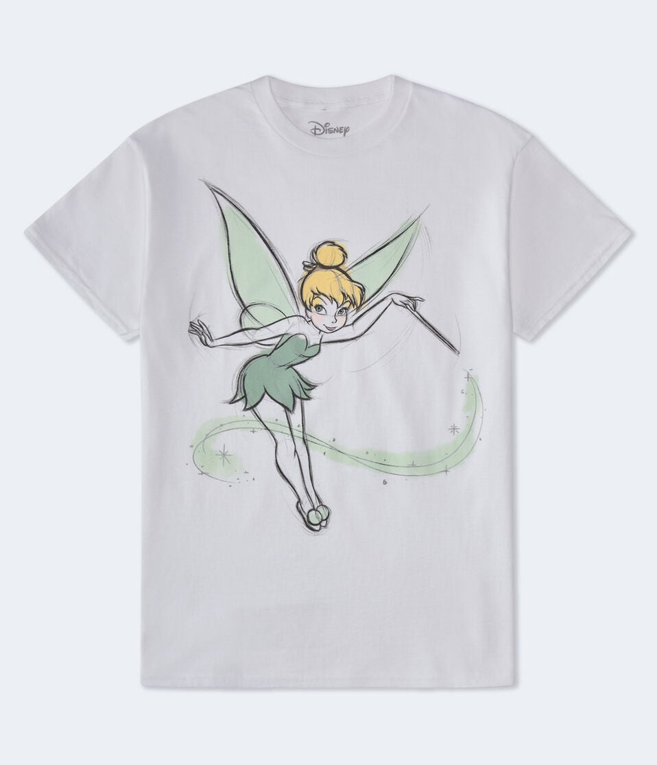 Tinkerbell Sketch Oversized Graphic Tee