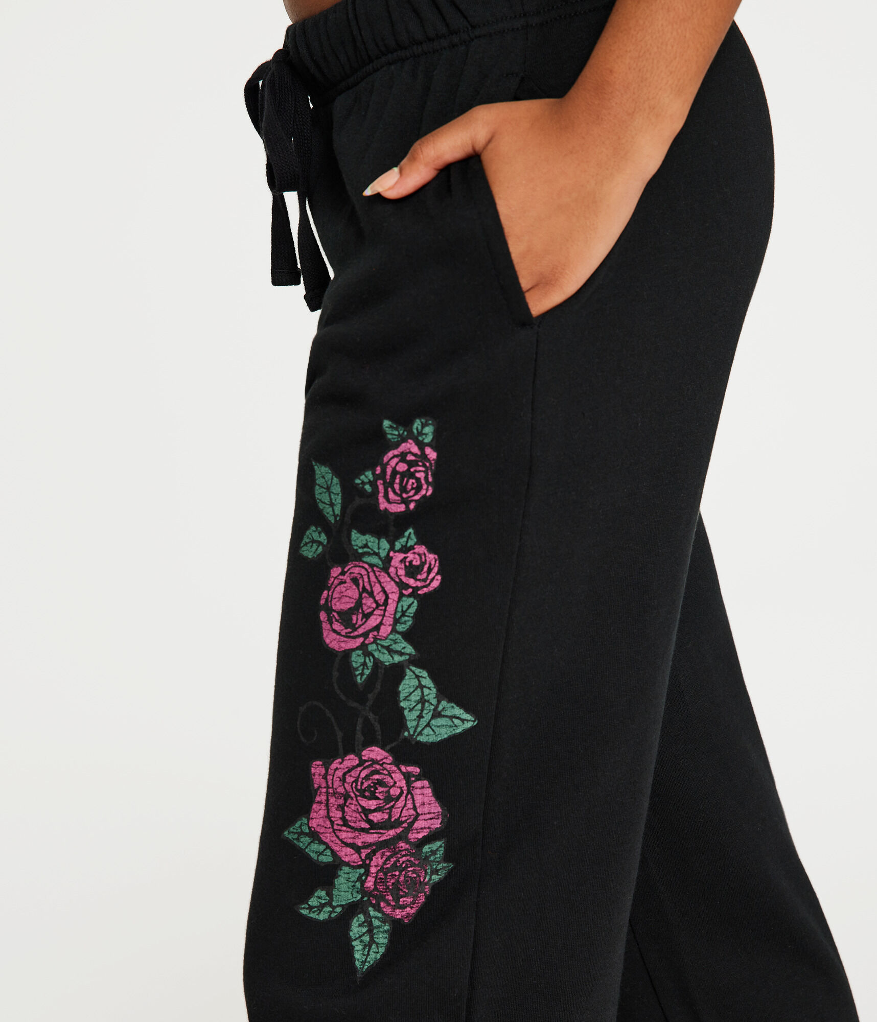 Climbing Roses Boyfriend Cinched Sweatpants