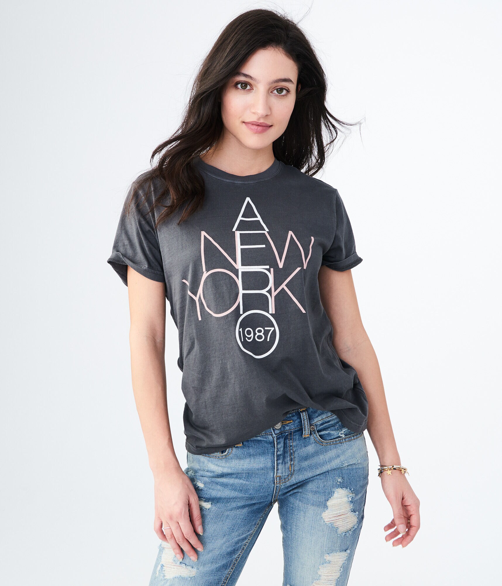 Aero New York Graphic Boy Tee